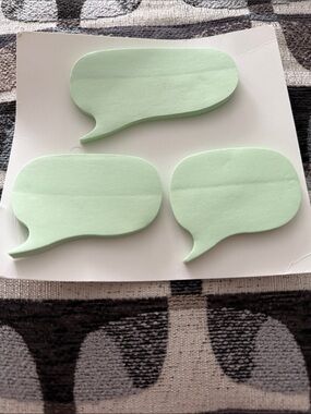 Mint Green Speech Bubble Sticky Notes - Set of 3 IKEA STICKY NOTES